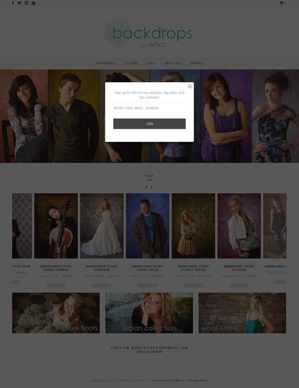 backdropbywhcc.com shopify website screenshot