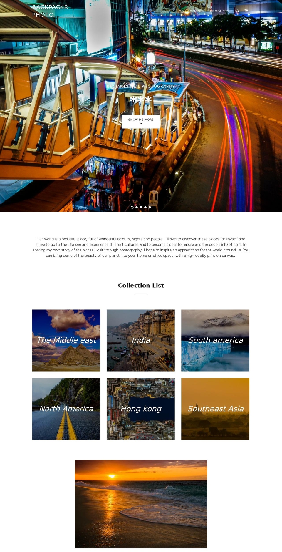 backpackrphoto.com — Shopify storefront screenshot