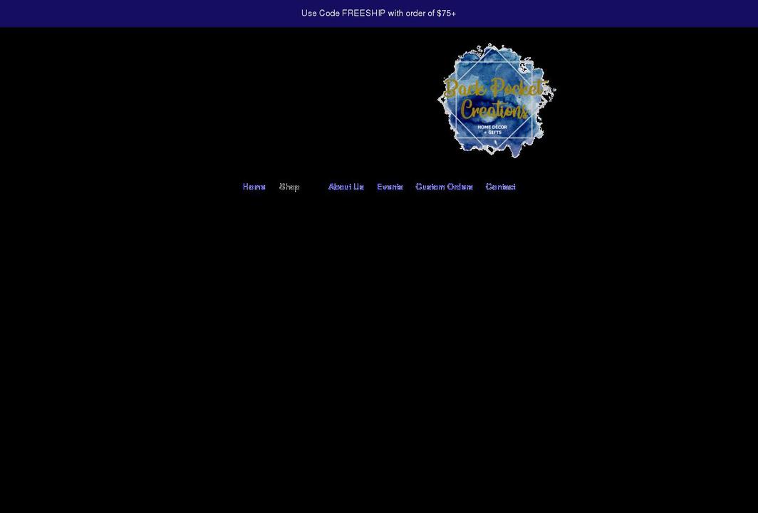 backpocketcreations.net shopify website screenshot