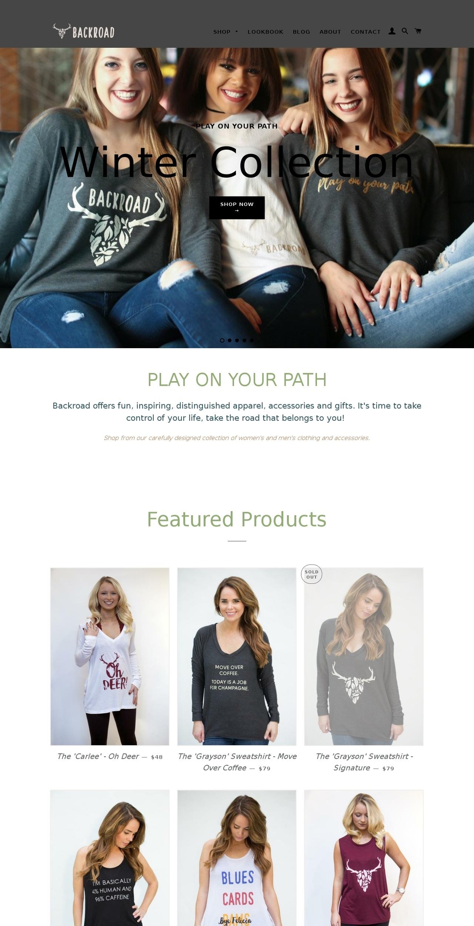 backroaddesigned.com shopify website screenshot