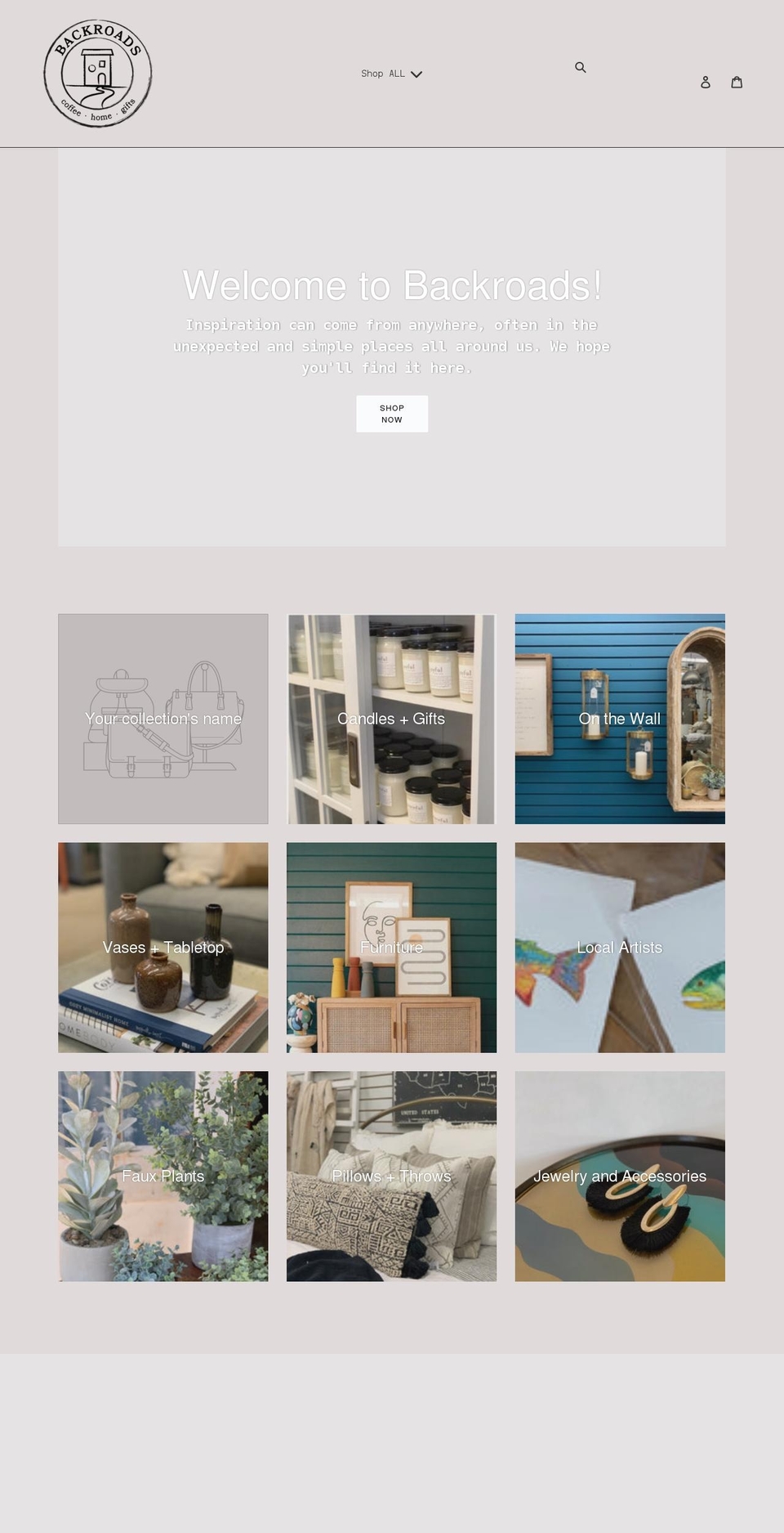 backroads-market.myshopify.com shopify website screenshot