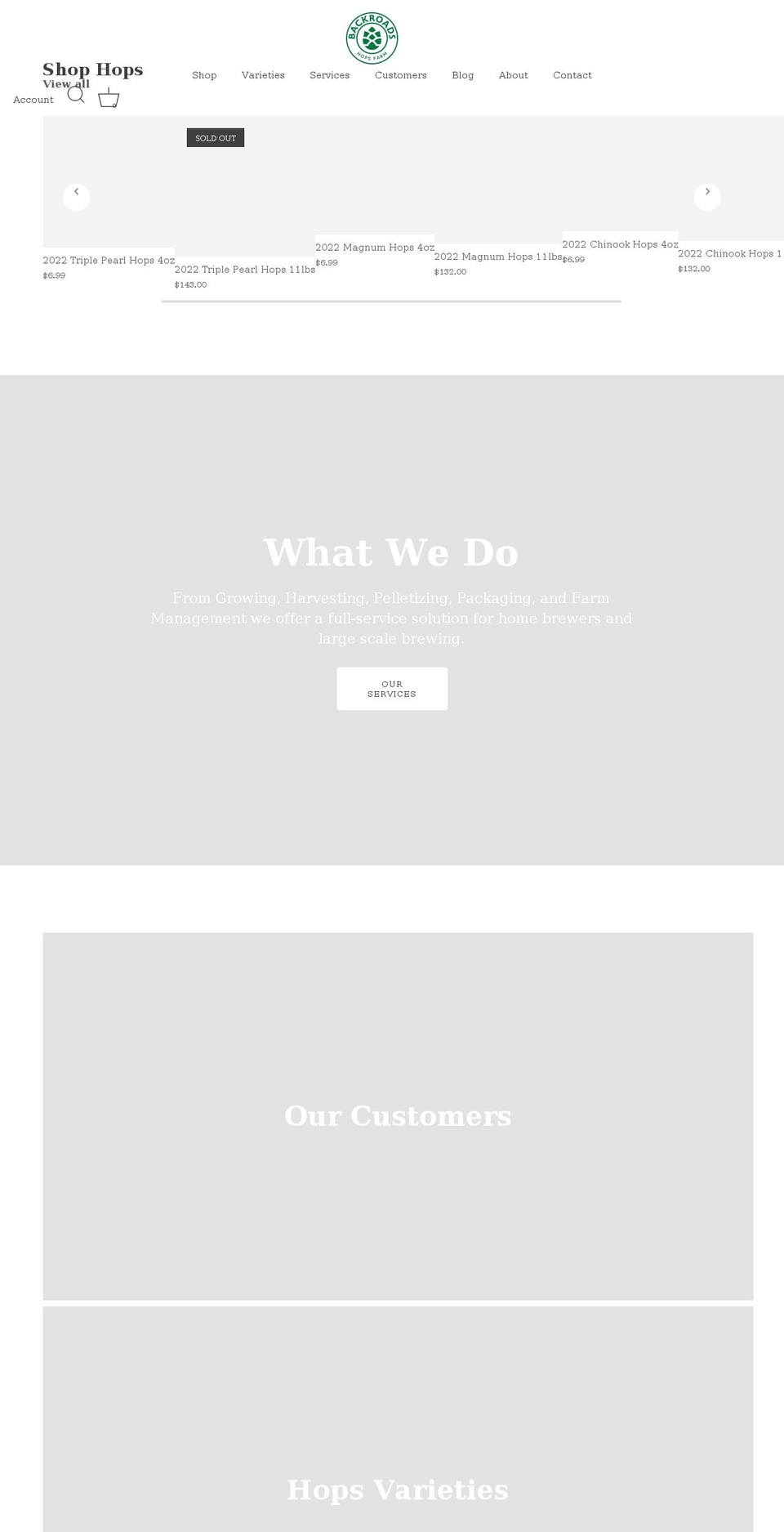 backroadshops.com shopify website screenshot