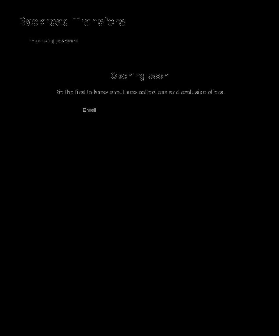 backroadtransfers.com shopify website screenshot