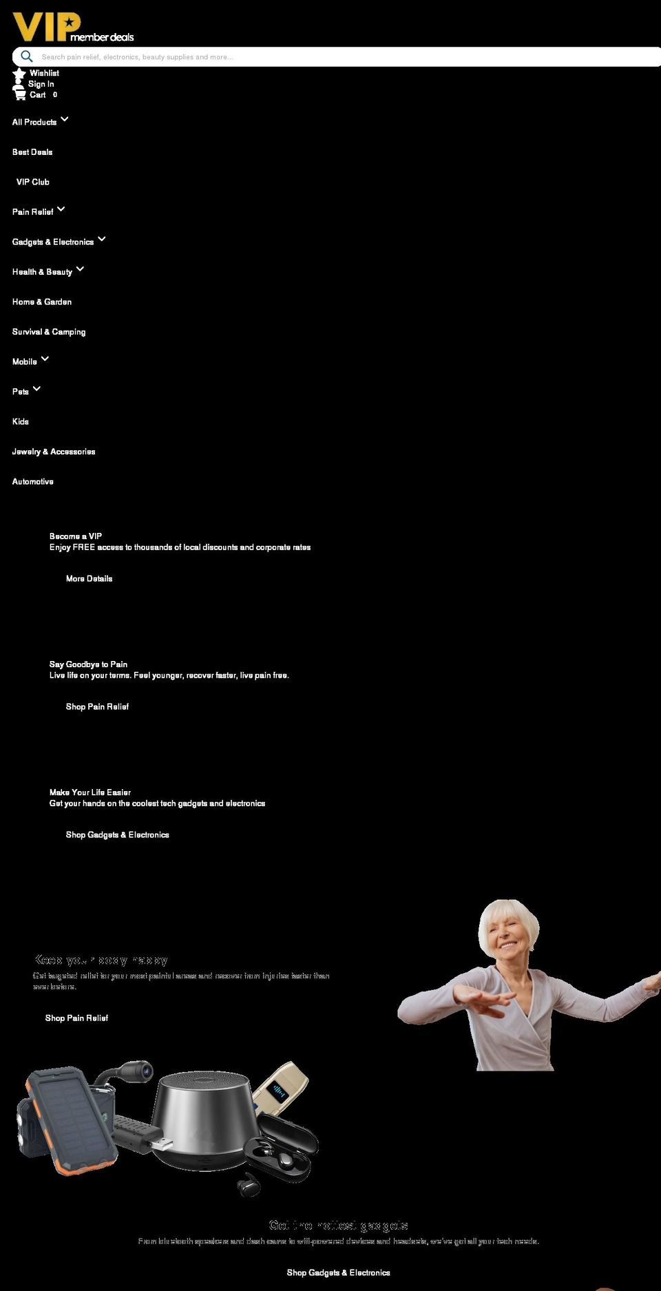 backsolutionstore.org shopify website screenshot