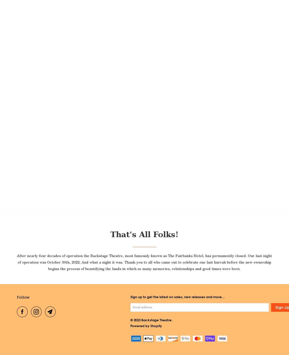 backstagetheatre.ca shopify website screenshot