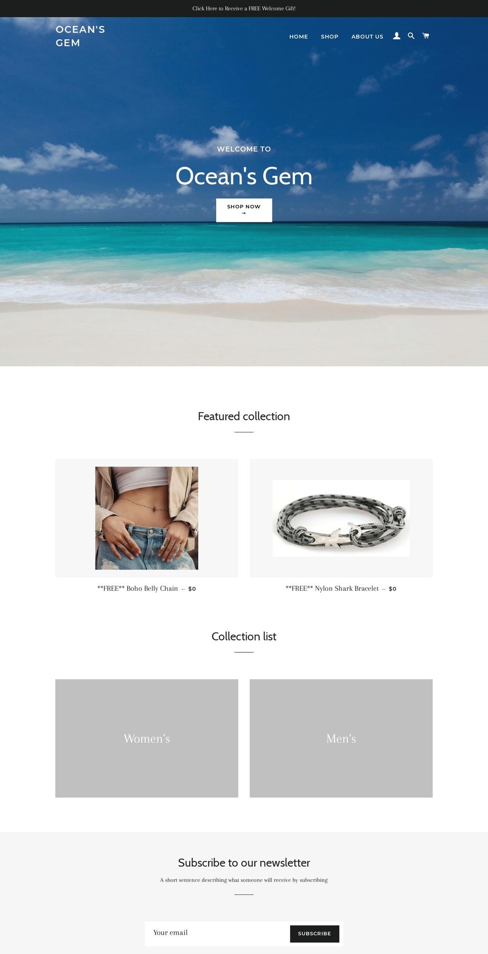 backstocklights.com — Shopify storefront screenshot