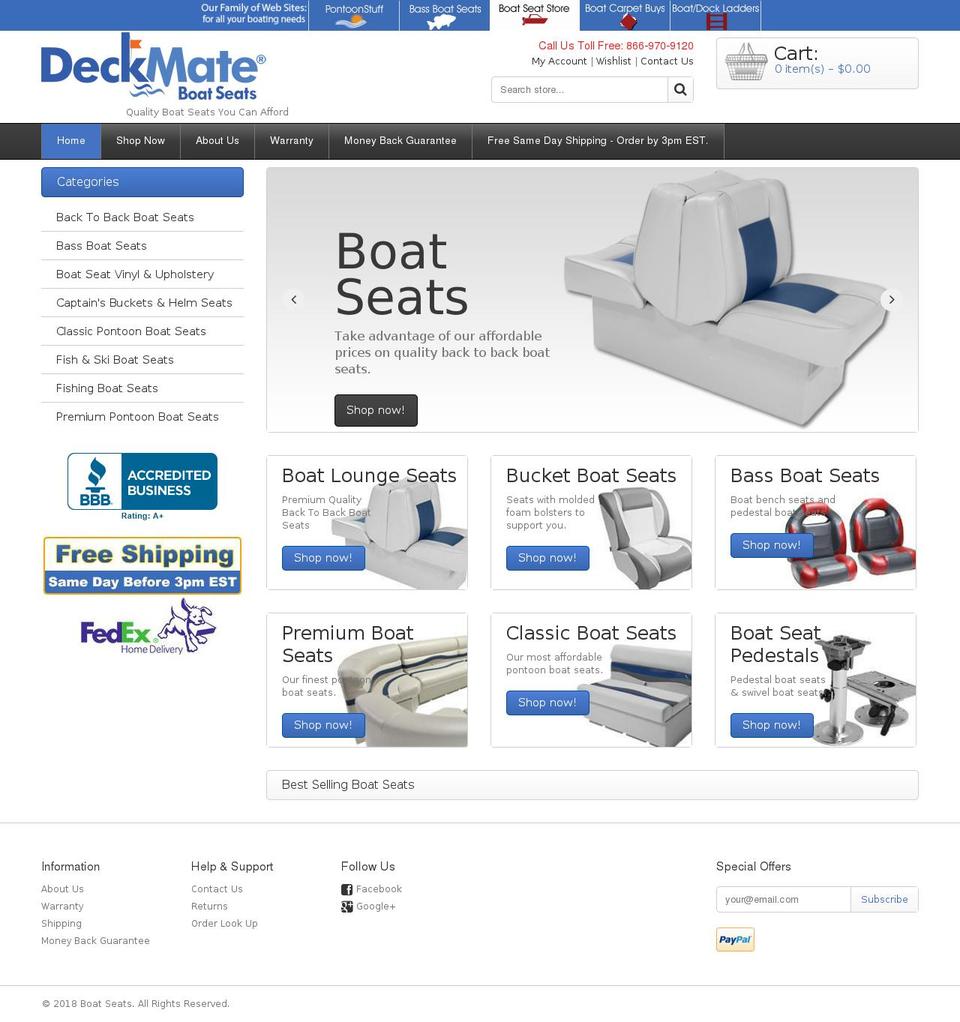 www-boatseatstore-com-boatladders-myshopify-com Shopify theme site example backtobackboatseats.com