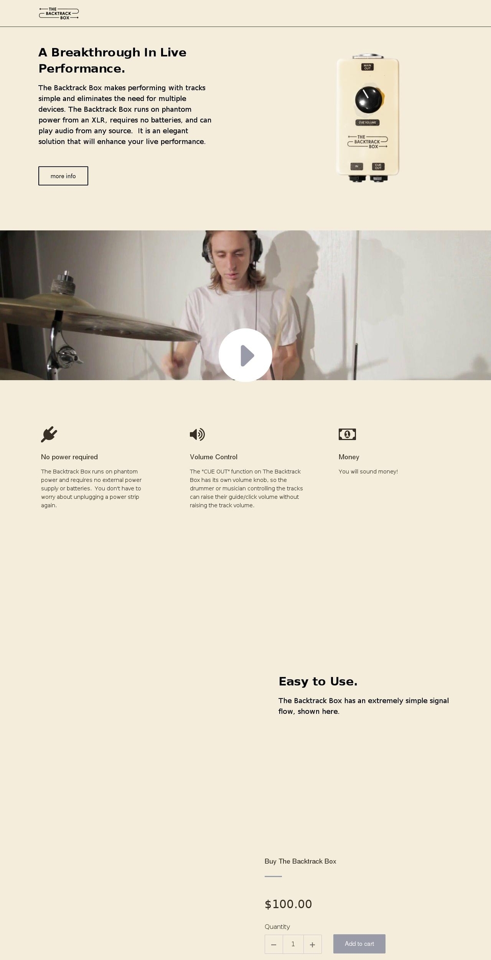 backtrackbox.com — Shopify storefront screenshot
