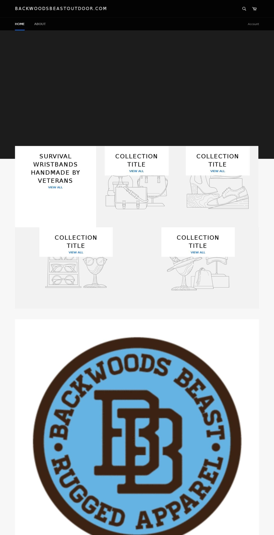 backwoodsbeastoutdoor.com — Shopify storefront screenshot