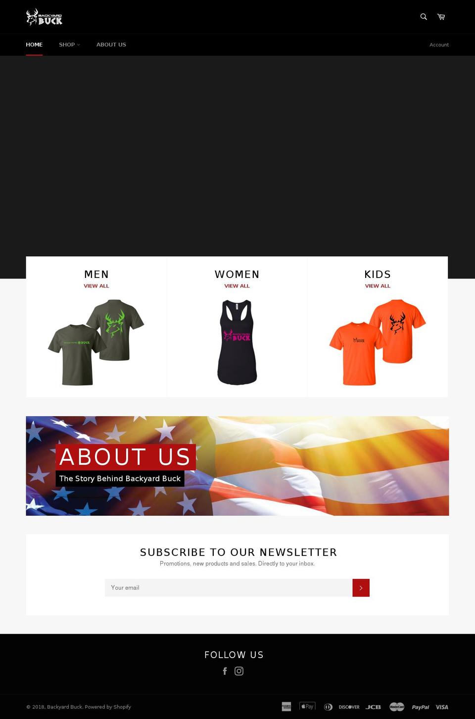 backyardbuck.com — Shopify storefront screenshot