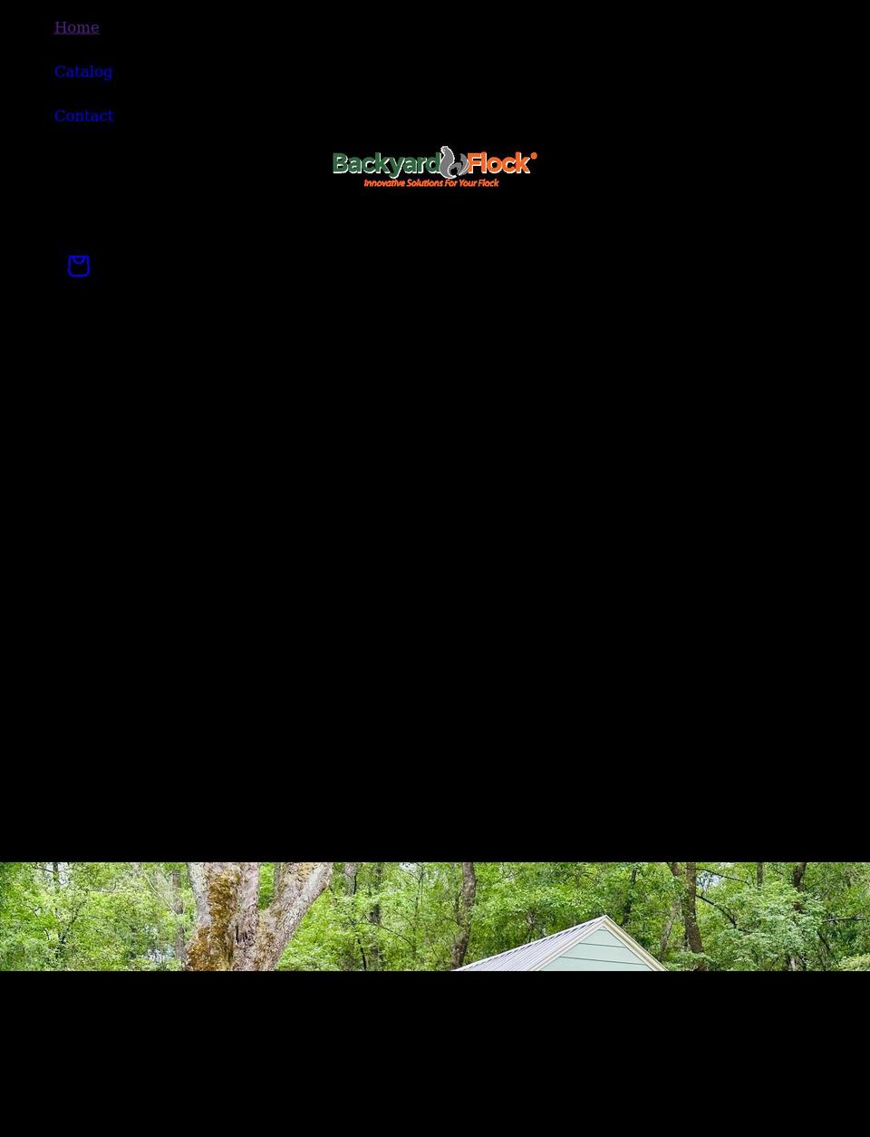 backyardflock.com shopify website screenshot