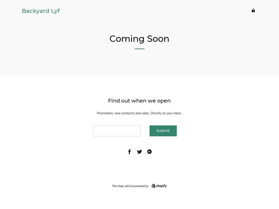backyardlyf.com — Shopify storefront screenshot