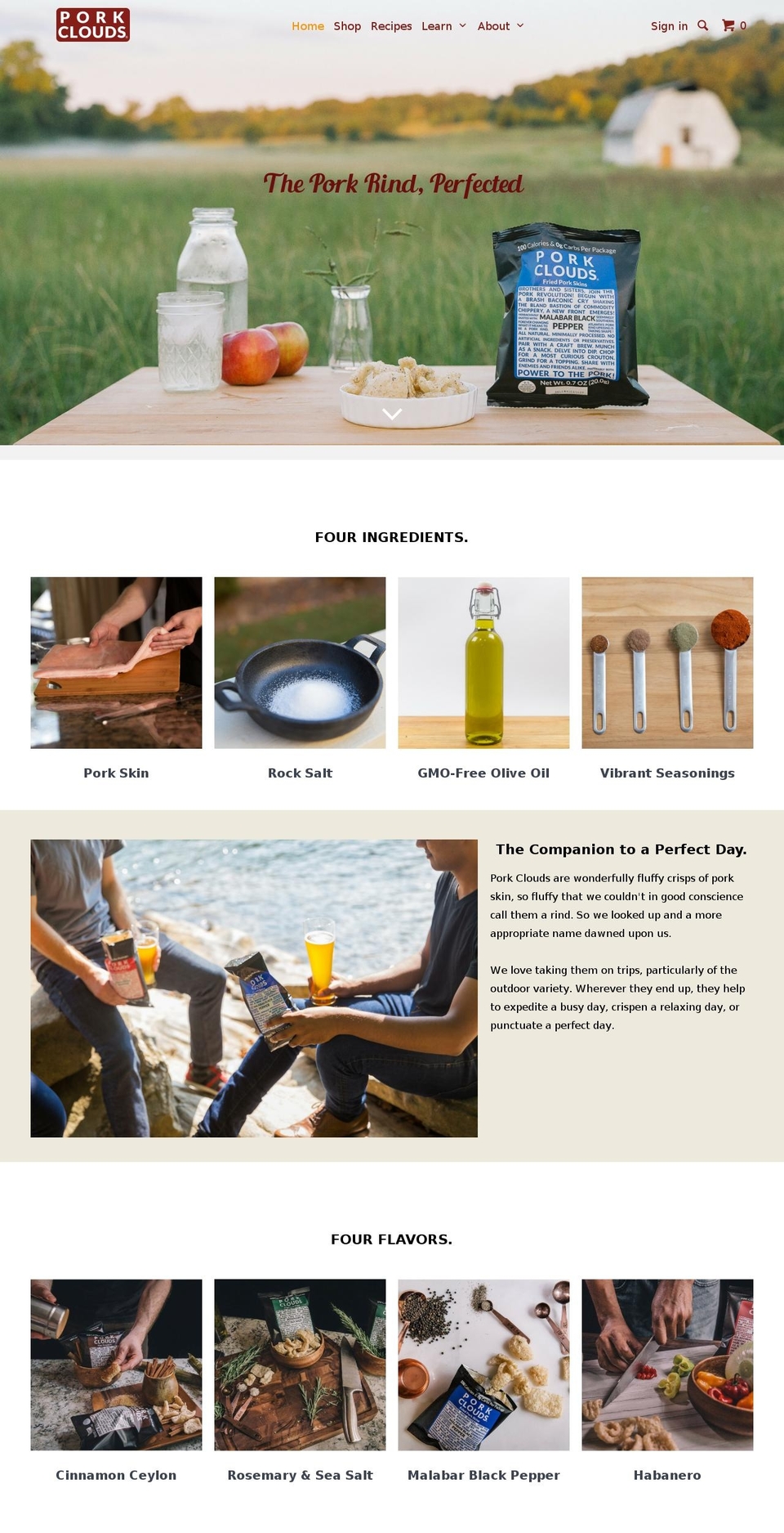 baconsheir.com shopify website screenshot