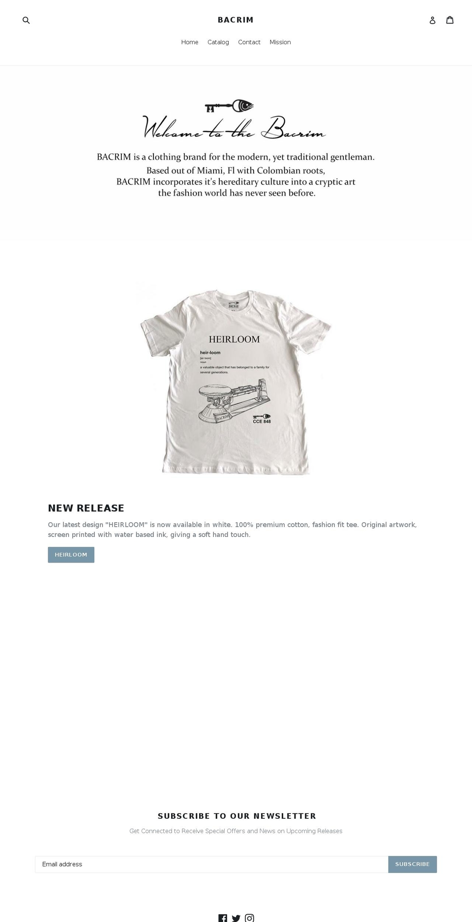 bacrim.com — Shopify storefront screenshot