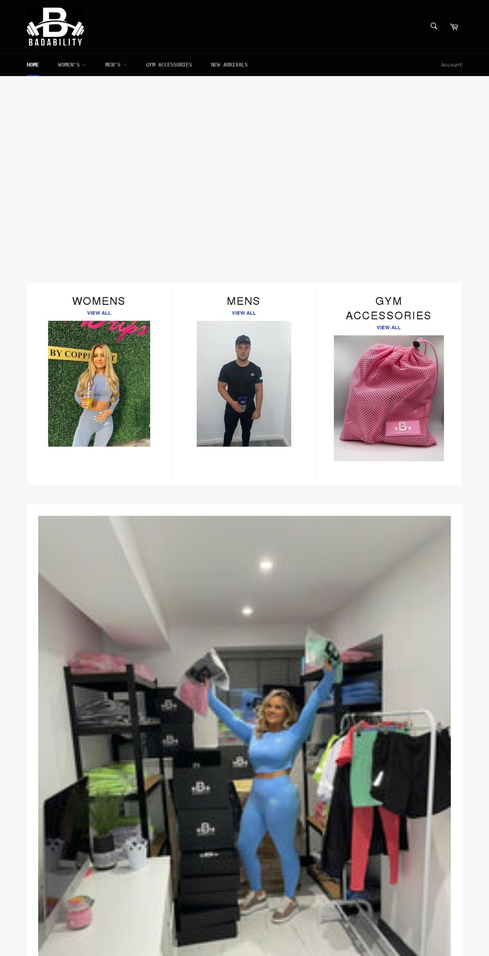 badability.com shopify website screenshot