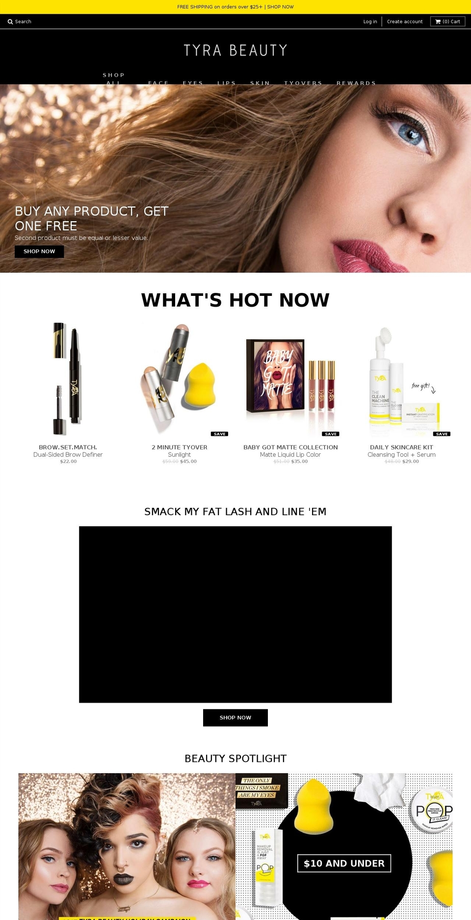 badasserybusinessbeauty.com — Shopify storefront screenshot
