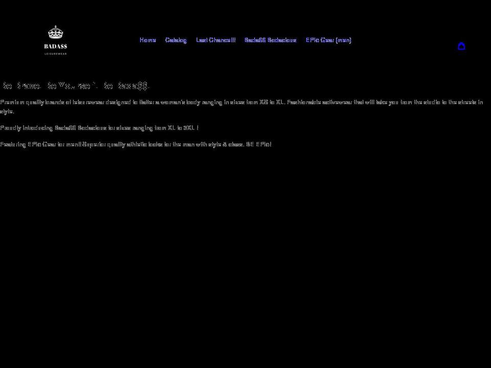 badassfit.net shopify website screenshot