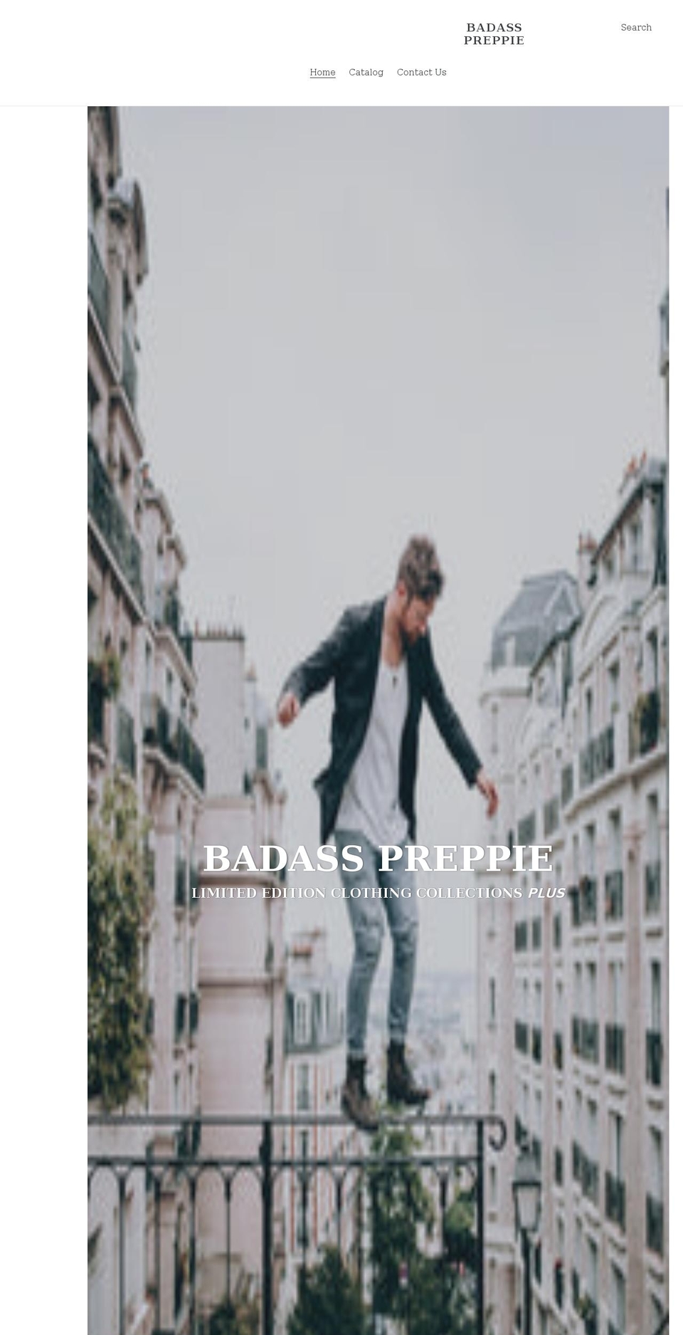 badasspreppie.com shopify website screenshot