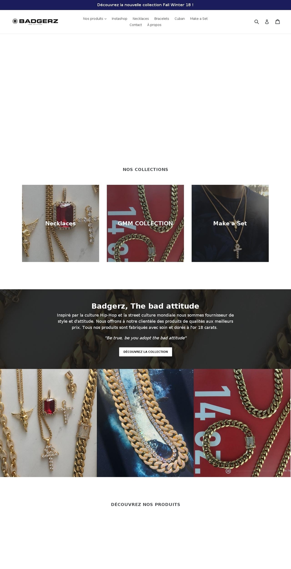 badbadgerz.com — Shopify storefront screenshot