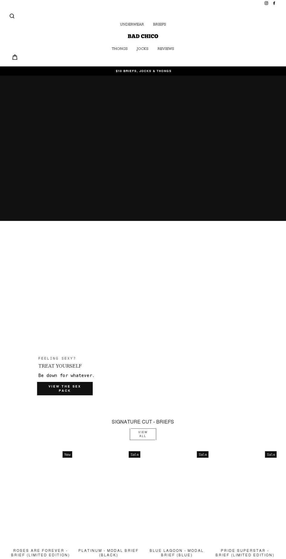 badchico.com shopify website screenshot