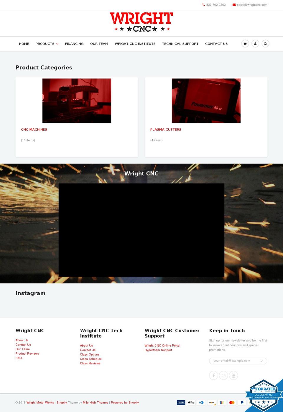 badcofirearms.com — Shopify storefront screenshot
