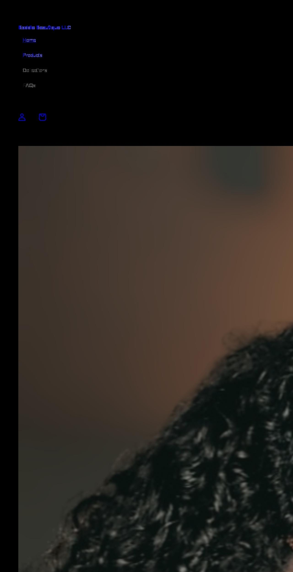 baddiebeautiqueusa.com shopify website screenshot