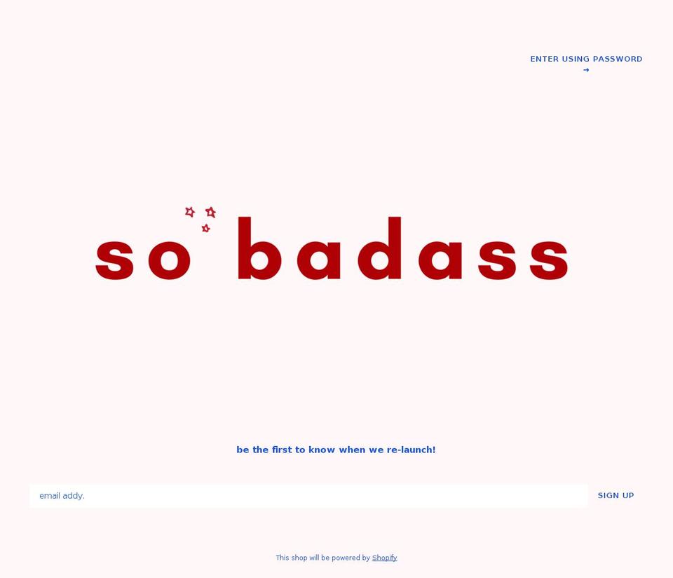 baddiebox.co shopify website screenshot