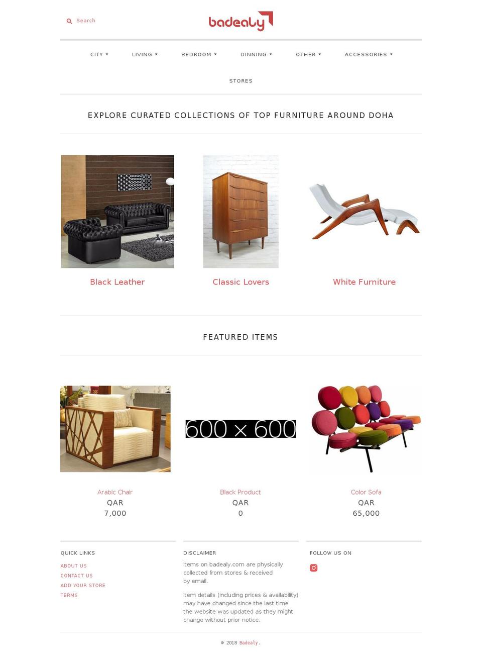badeely.com — Shopify storefront screenshot