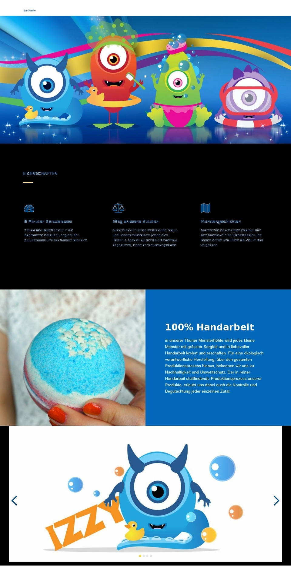 bademonster.com — Shopify storefront screenshot