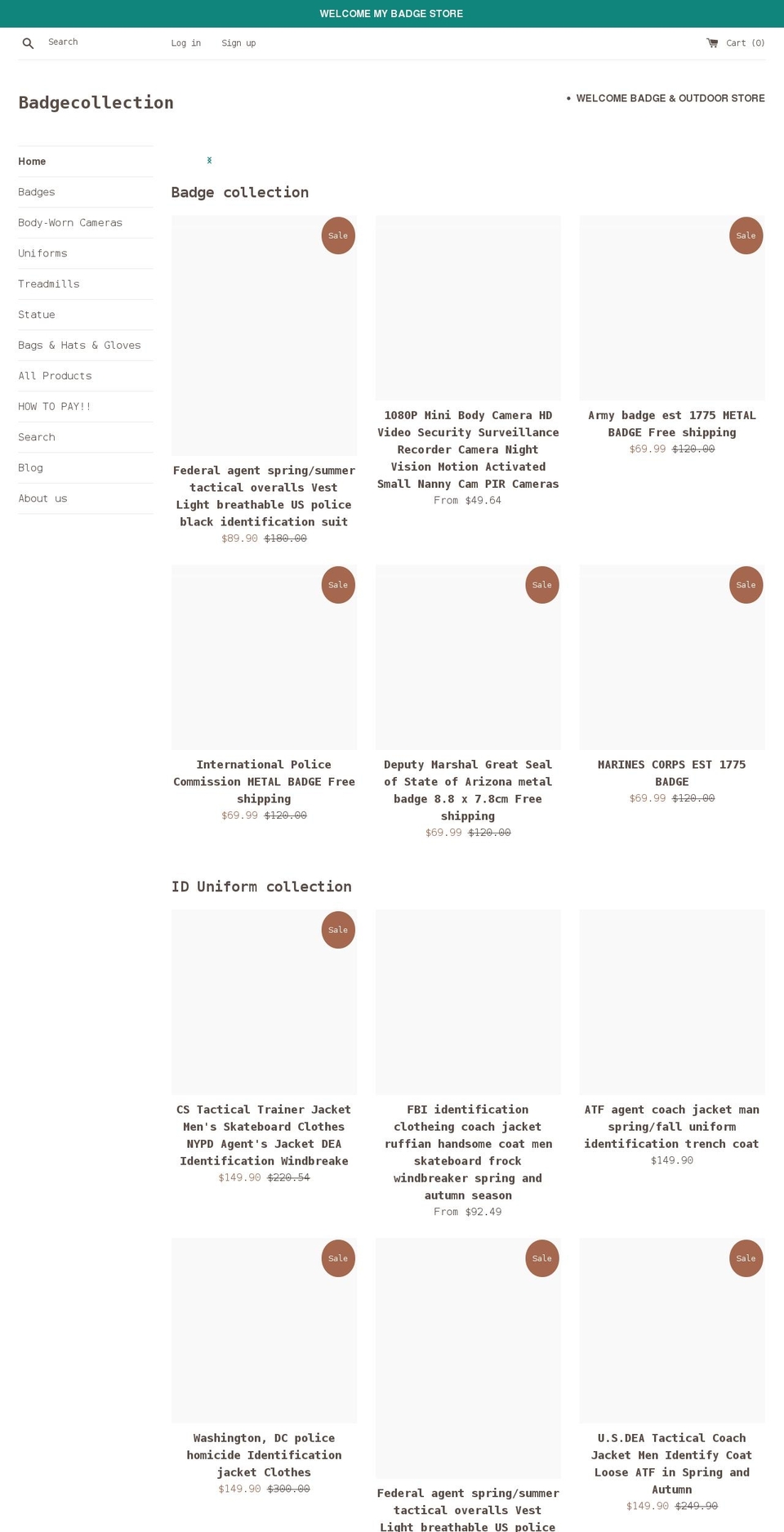 badgepol.com shopify website screenshot