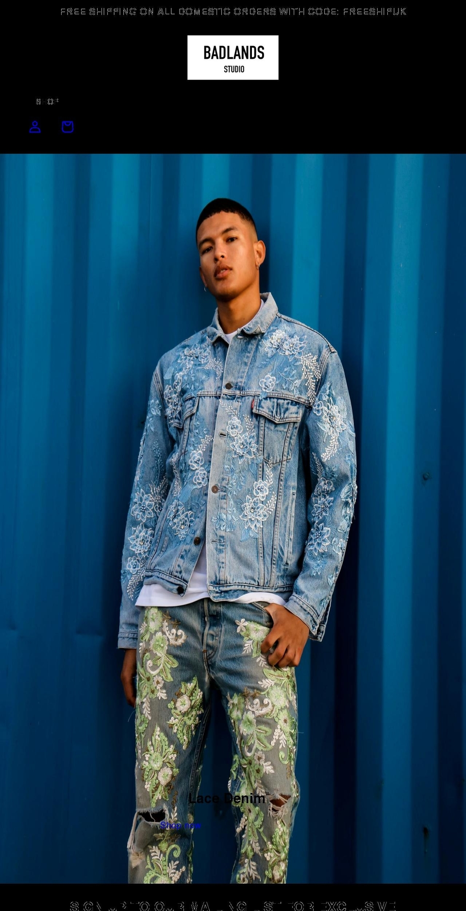 badlandsstudio.com shopify website screenshot