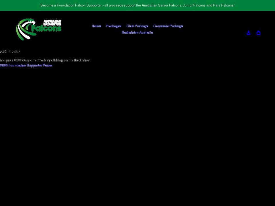 badmintonaustralia.com shopify website screenshot