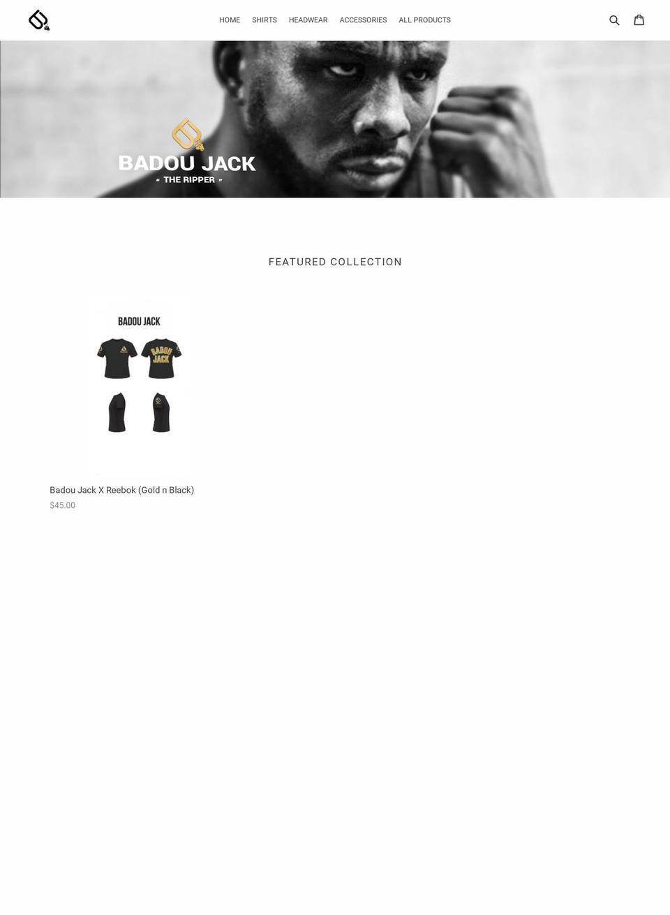 badoujack.myshopify.com shopify website screenshot