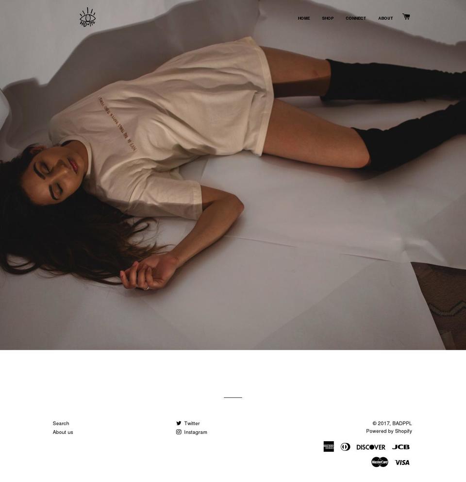 badppl.com shopify website screenshot