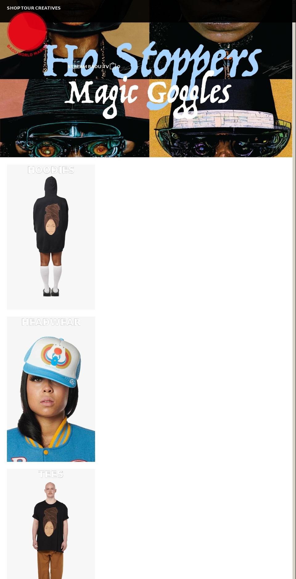 baduworldmarket.com shopify website screenshot