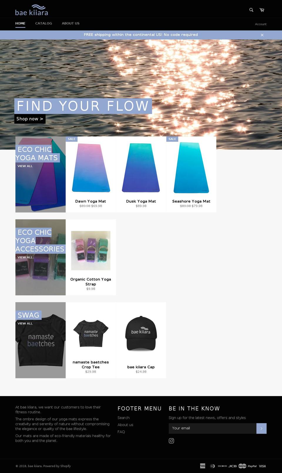 baekiiara.com shopify website screenshot