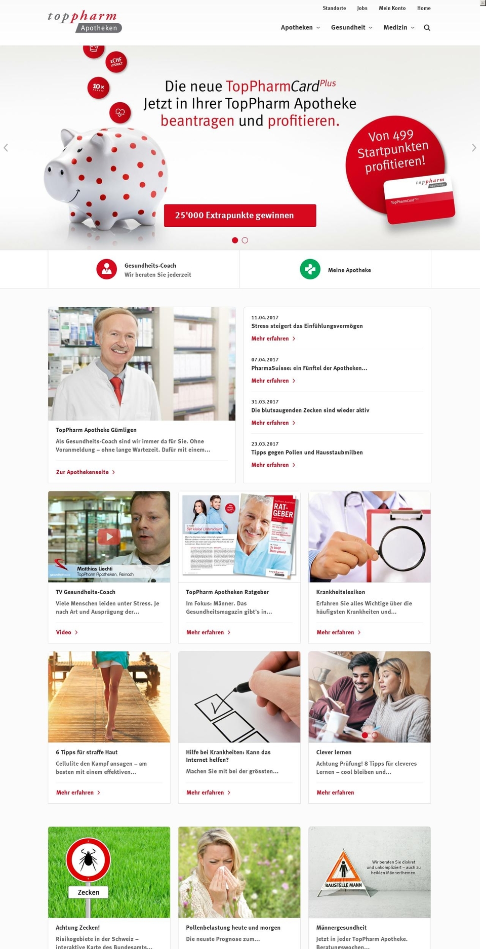 Onlineapotheke Standard Template Shopify theme site example baelliz.ch