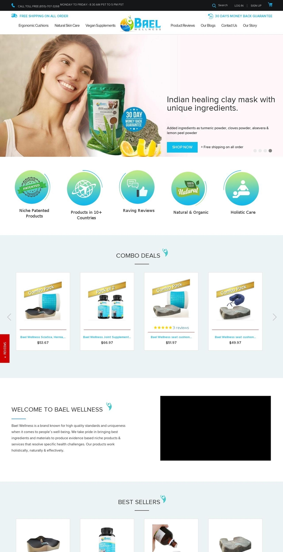 baelwellness.com shopify website screenshot