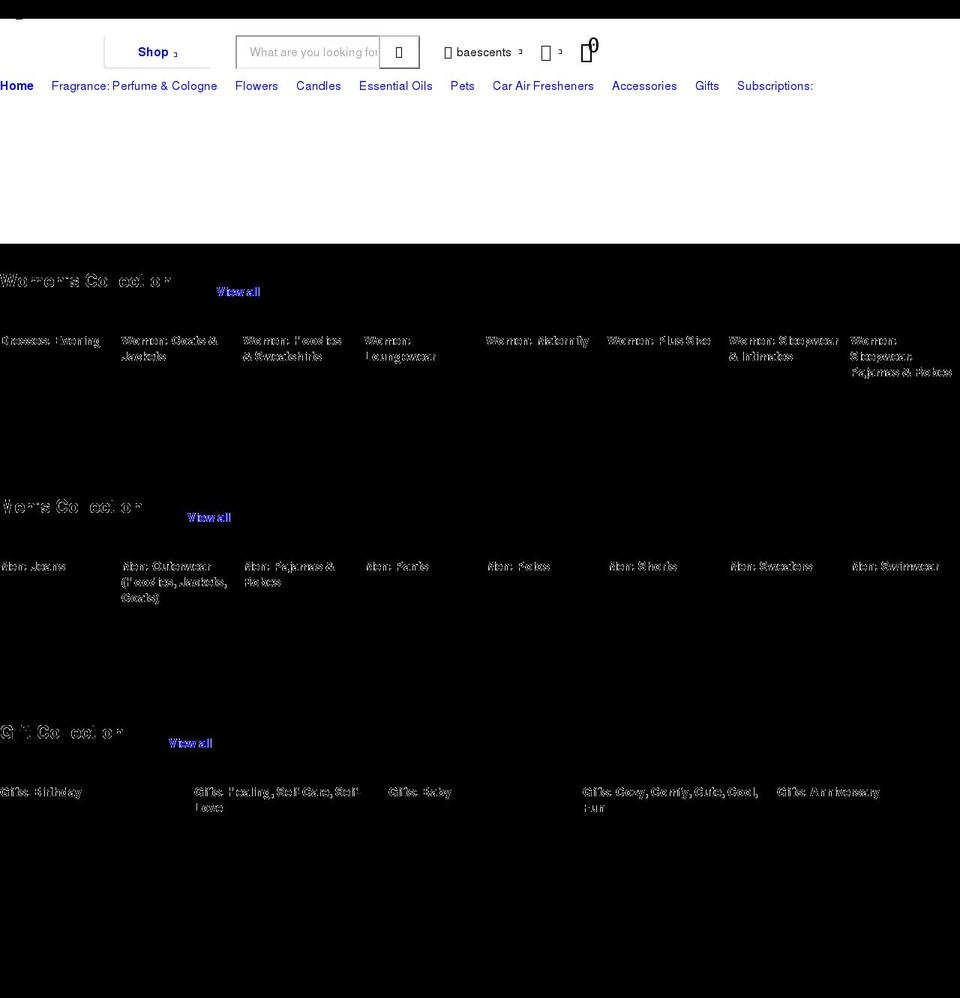 Copy of Xtra Shopify theme site example baescents.com
