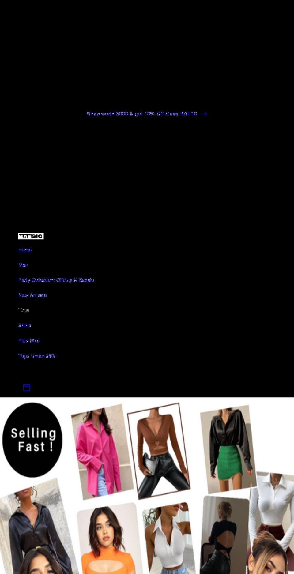 baesicworld.com shopify website screenshot