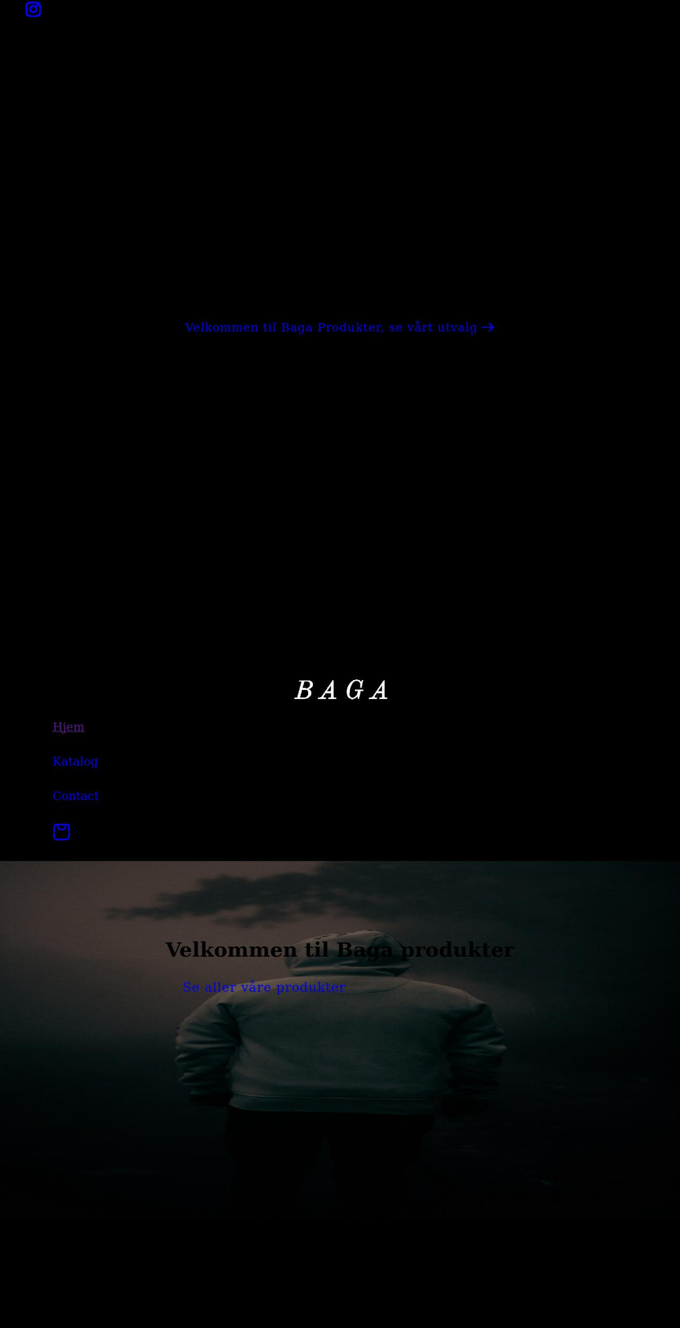 baga.no shopify website screenshot