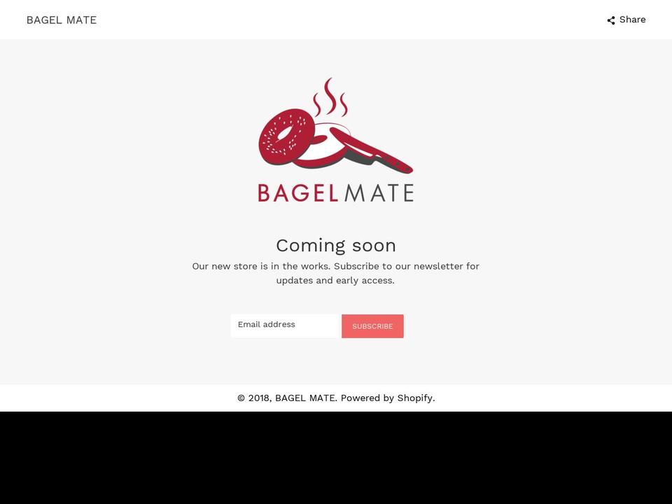 bagelmate.com — Shopify storefront screenshot