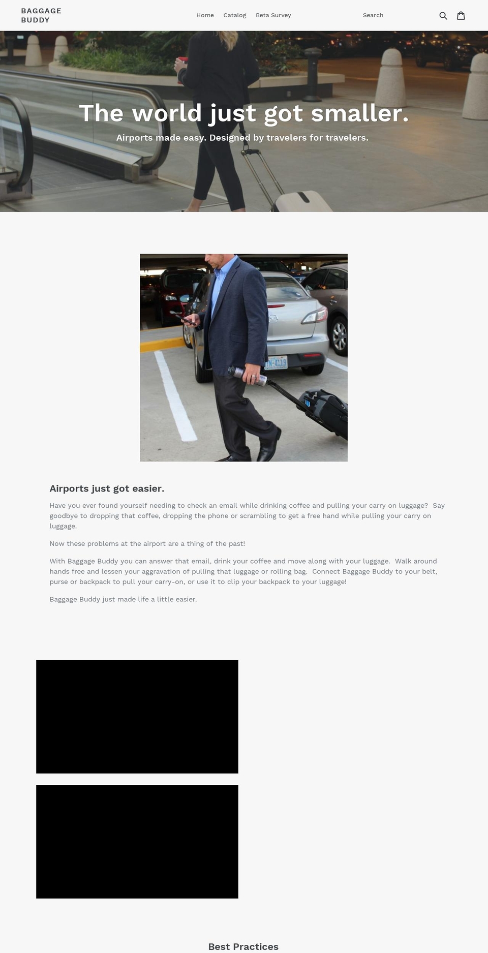baggagebuddy.com — Shopify storefront screenshot
