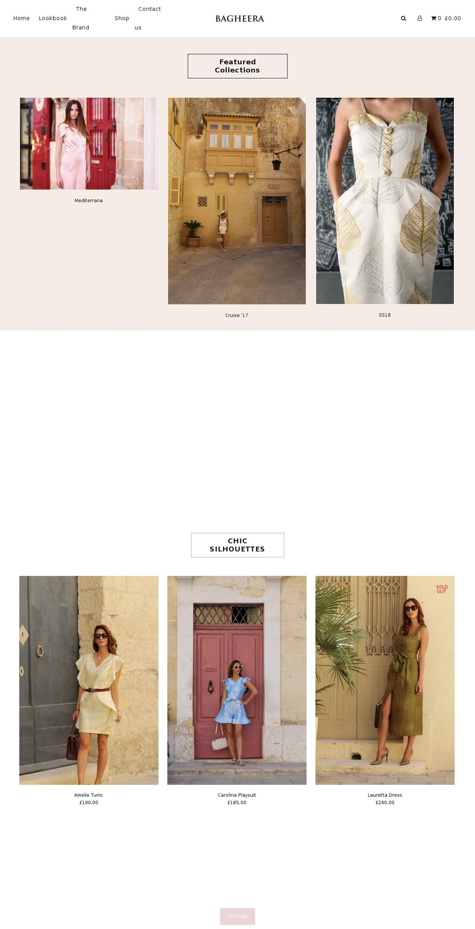 bagheeraofficial.com — Shopify storefront screenshot