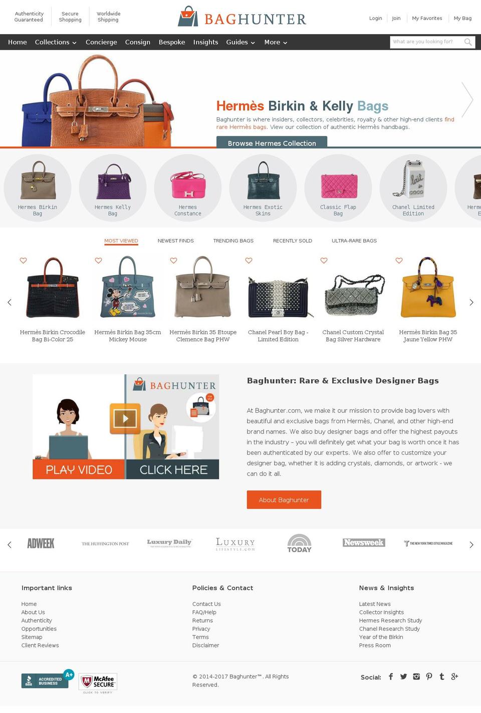 Birkin Infographic: -Dec- Shopify theme site example baghunter.myshopify.com