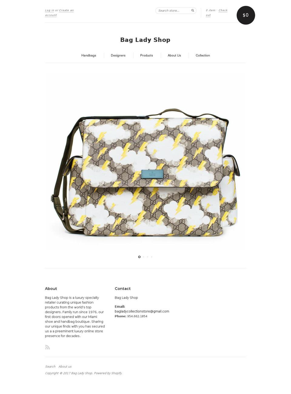 bagladyshop.com shopify website screenshot