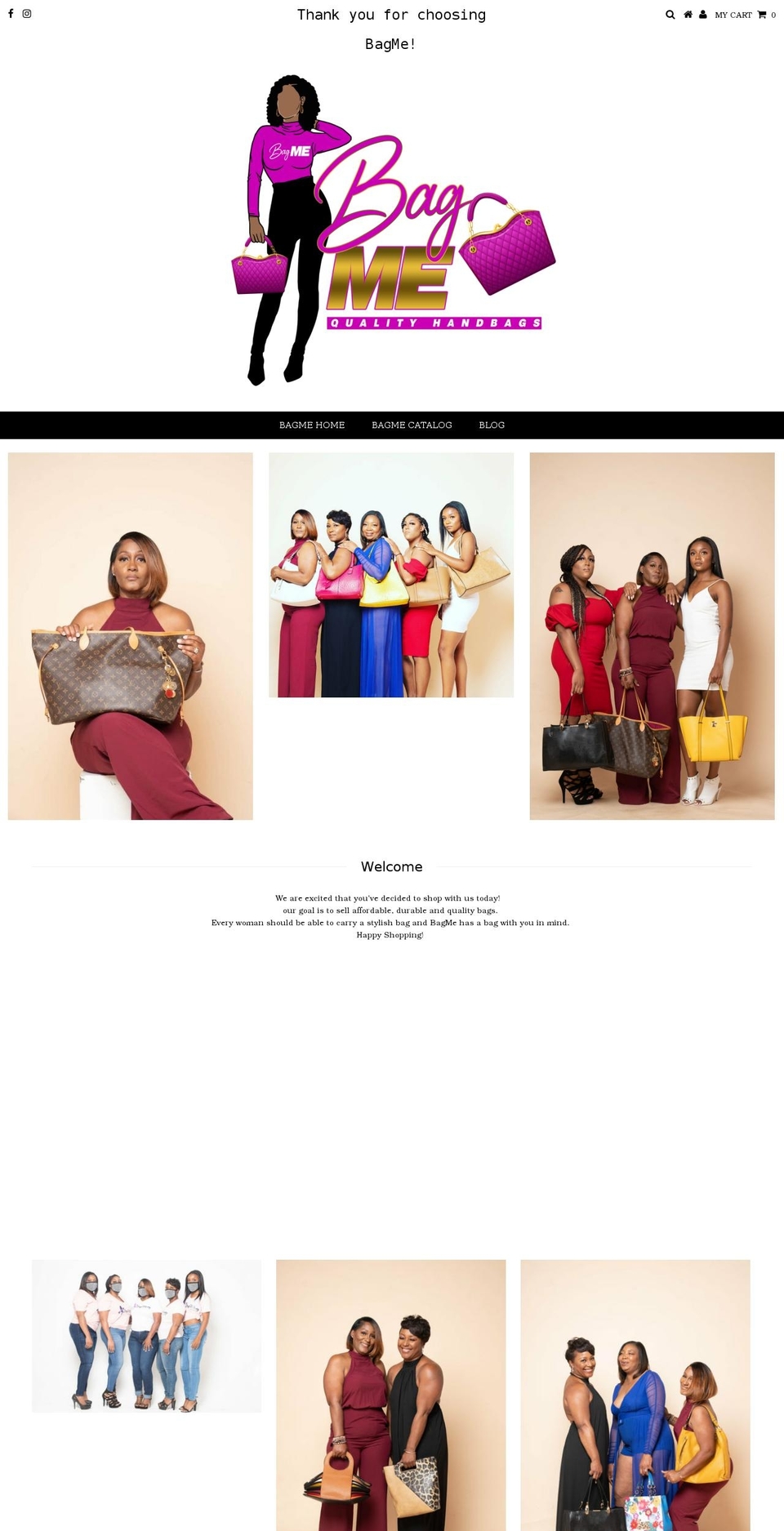 bagme-llc.myshopify.com shopify website screenshot