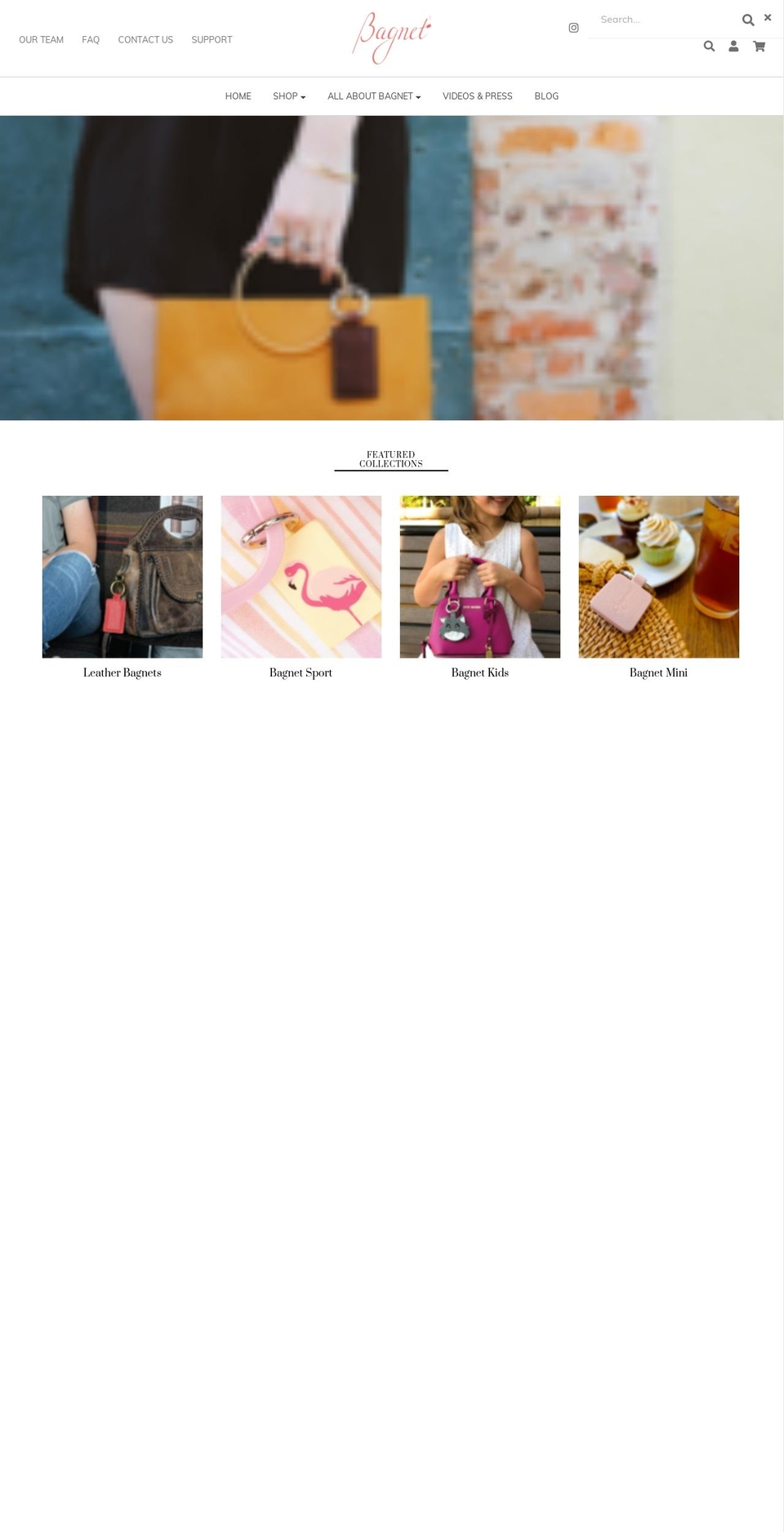 bagnetco.com — Shopify storefront screenshot