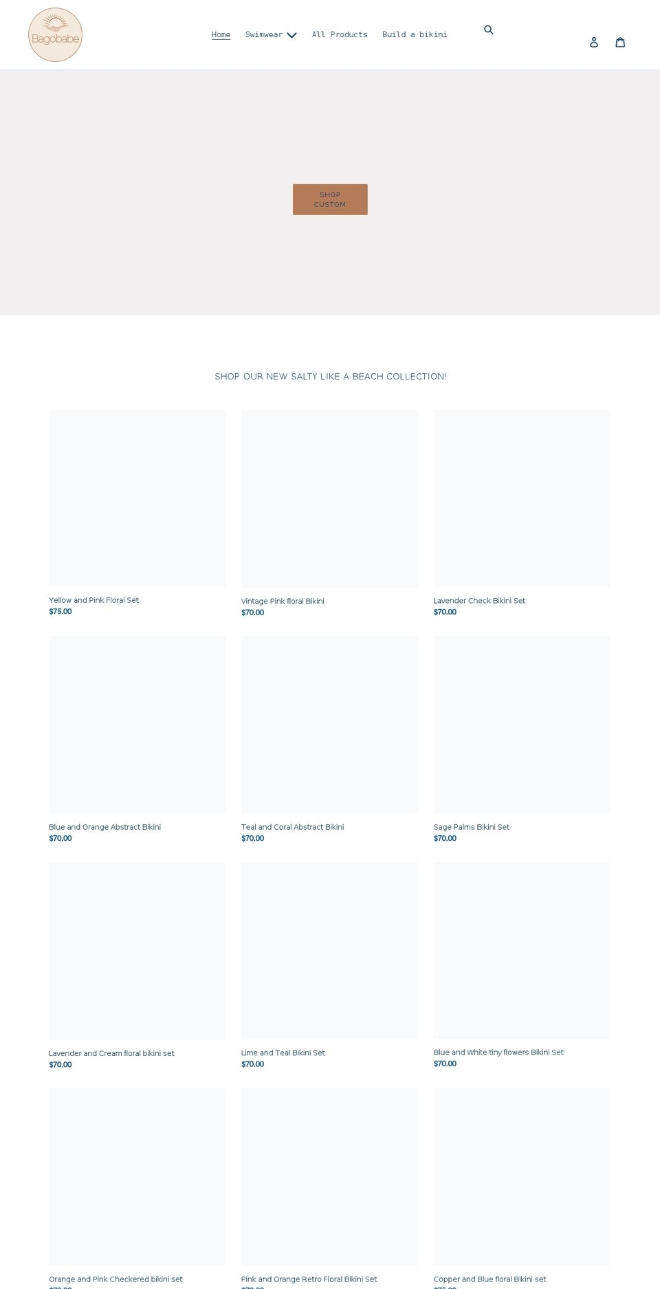 bagobabe.com shopify website screenshot