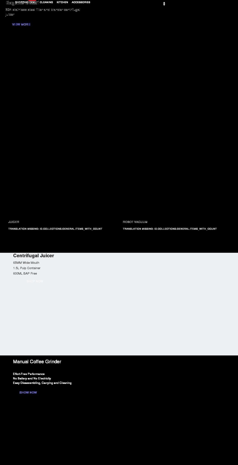 bagotte-official.myshopify.com shopify website screenshot